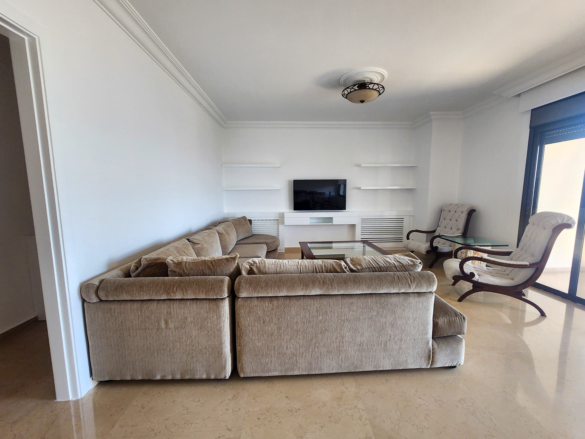 Furnished Apartment in Daher El Souwan, Metn with Panoramic Mountain View